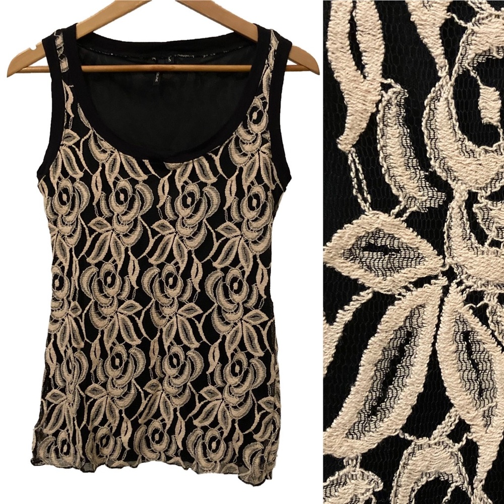 Kay Celine lace cami tank top
